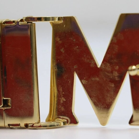 MCM Claus M Reversible Logo Belt Red & Blue Size 40 - Picture 10 of 15